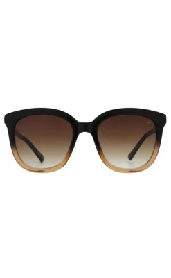 A. Kjærbede Solbriller - Billy - Black/Brown Transperent