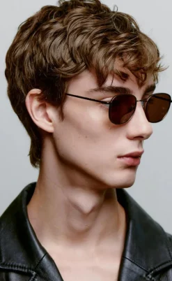 A. Kjærbede Solbriller - Hello - Matte Brown