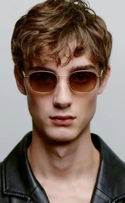 A. Kjærbede Solbriller - Hello - Matte Gold