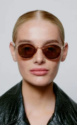 A. Kjærbede Solbriller - Marvin - Champagne