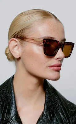 A. Kjærbede Solbriller - Nancy - Demi Tortoise