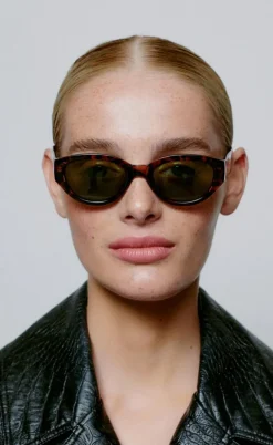 A. Kjærbede Solbriller - Winnie - Demi Tortoise