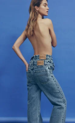 BALL Original Bukser - Serena - Marble Wash