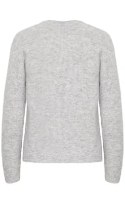 BALL Original Striktrøje - Stacy - Medium Grey Melange