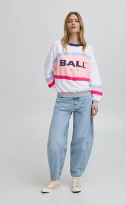 BALL Original Sweatshirt - Luca - Pink Dolphin