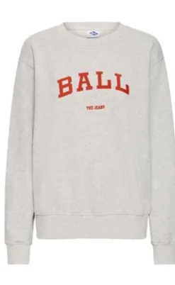 BALL Original Sweatshirt - Taylor - Medium Grey w. Mistful Mauve