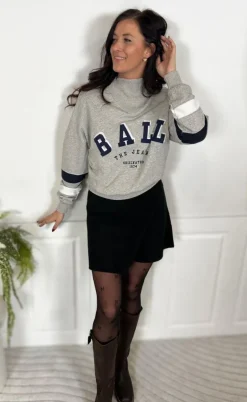 BALL Original Sweatshirt - Fossati - Medium Grey Melange