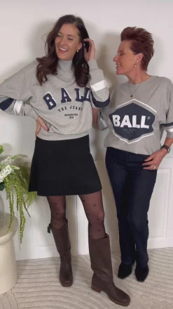 BALL Original Sweatshirt - Fossati - Medium Grey Melange