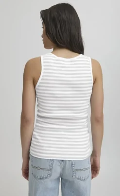 BALL Original Top - Altobelli - Blanc de Blanc w. Grey Melange