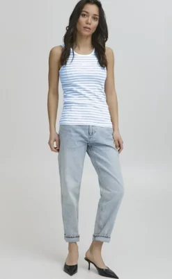 BALL Original Top - Altobelli - Blanc de Blanc w. Powder Blue