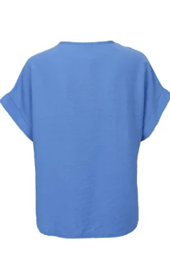 Black Colour Bluse - Samos - Ocean