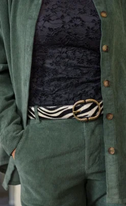 Black Colour Bluse - Solene - Black