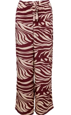 Black Colour Bukser - Luna - Berry Zebra