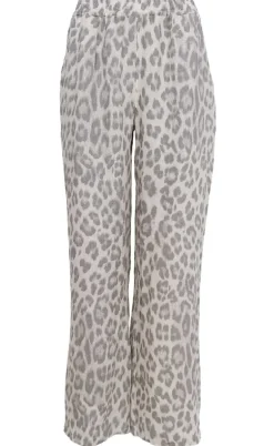 Black Colour Bukser - Melina - Natural Leo