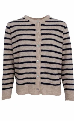Black Colour Cardigan - Dell - Navy