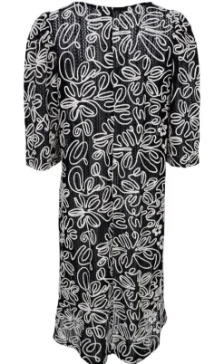 Black Colour Kjole - Ally - Black