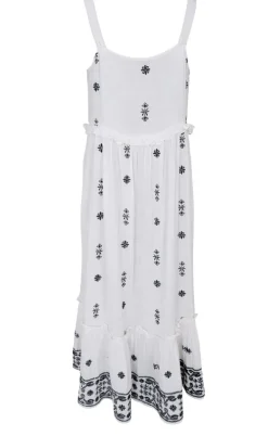 Black Colour Kjole - Bali - White