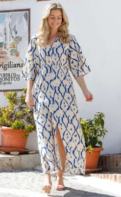 Black Colour Kjole - Chloe - Blue