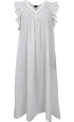 Black Colour Kjole - Mie Frill - White