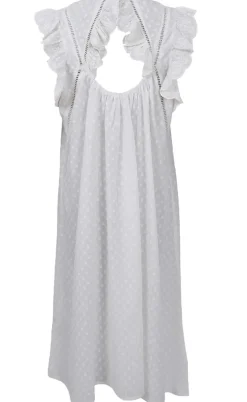 Black Colour Kjole - Mie Frill - White