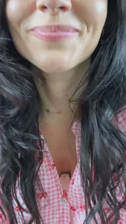 Black Colour Skjorte - Witty - Pink Bow