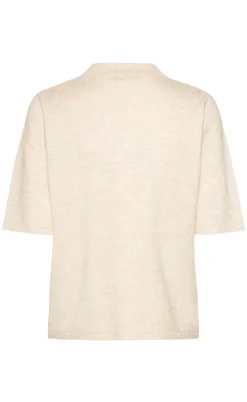 Continue Bluse - Diane Polo - Sand