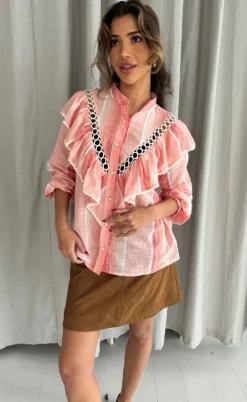 Continue Bluse - Jill - Pastel Pink