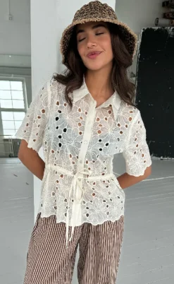 Continue Bluse - June - Off White