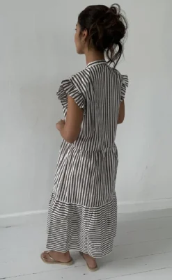 Continue Kjole - Bea - Brown Stripe