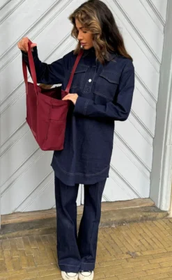 Continue Kjole - Katja - Denim Blue