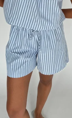 Continue Shorts - Lis - Blue Stripe