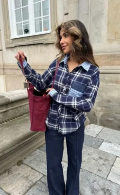 Continue Skjorte - Alice Mix - Blue Check