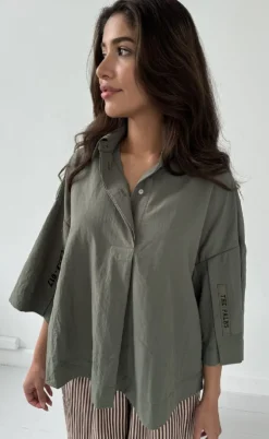 Continue Skjorte - Klara Patch - Army