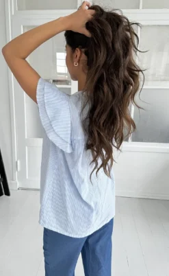 Continue Top - Christel - Blue Stripe