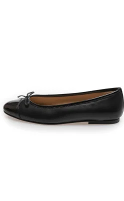 Copenhagen Shoes Ballerina - Like Moving Patent Toe - Black Patent