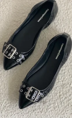 Copenhagen Shoes Ballerina - The Reason Why  - Black Patent