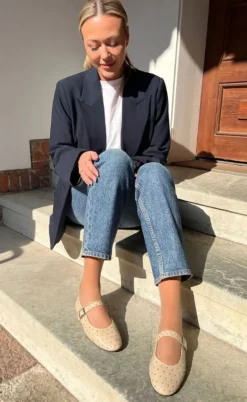 Copenhagen Shoes Ballerinaer - Forever Love - Beige