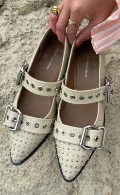 Copenhagen Shoes Ballerinaer - Future Vibes - Beige