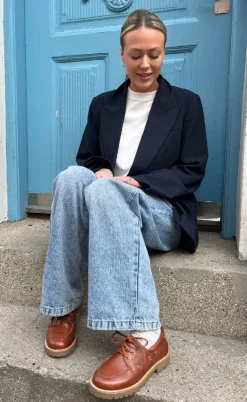 Copenhagen Shoes Loafers - The Walk - Leather Cognac