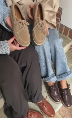 Copenhagen Shoes Loafers - The Walk - Suede Biscuit