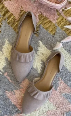 Copenhagen Shoes Loafers / Ballerina - New Romance Suede - Beige