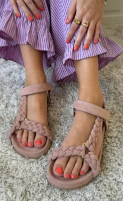 Copenhagen Shoes Sandaler - Beach Suede - Papaya