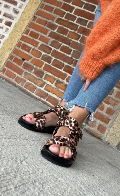 Copenhagen Shoes Sandaler - Carrie - Brown Leopard