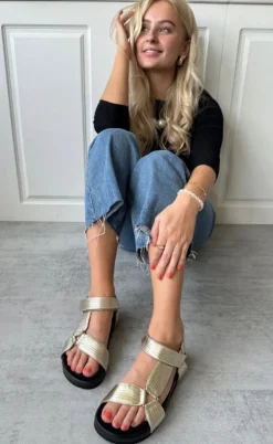 Copenhagen Shoes Sandaler - Carrie Leather - Gold