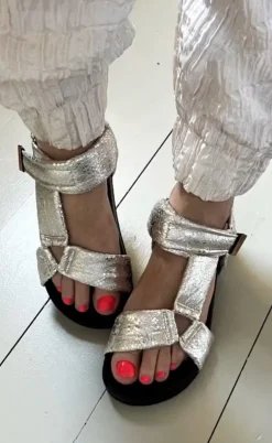 Copenhagen Shoes Sandaler - Carrie Moon - Silver Snake