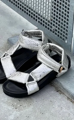 Copenhagen Shoes Sandaler - Carrie Moon - Silver Snake