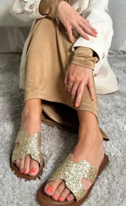 Copenhagen Shoes Sandaler - Ivy - Gold Glitter