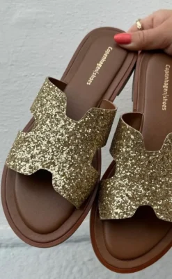 Copenhagen Shoes Sandaler - Ivy - Gold Glitter