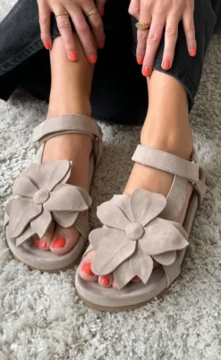Copenhagen Shoes Sandaler - My Flowers - Biscuit