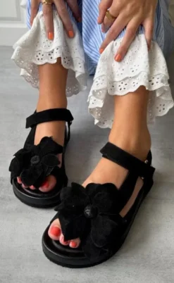 Copenhagen Shoes Sandaler - My Flowers - Black